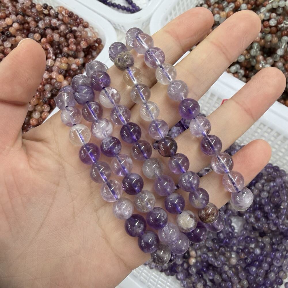 8MM Purple Garden Quartz Bracelet